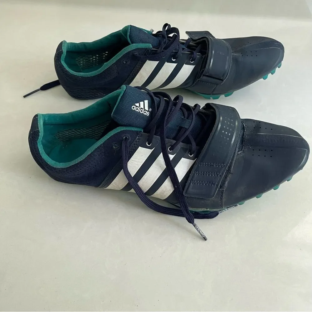 Adidas Blue White Running Adizero Accelerator Spikes 12